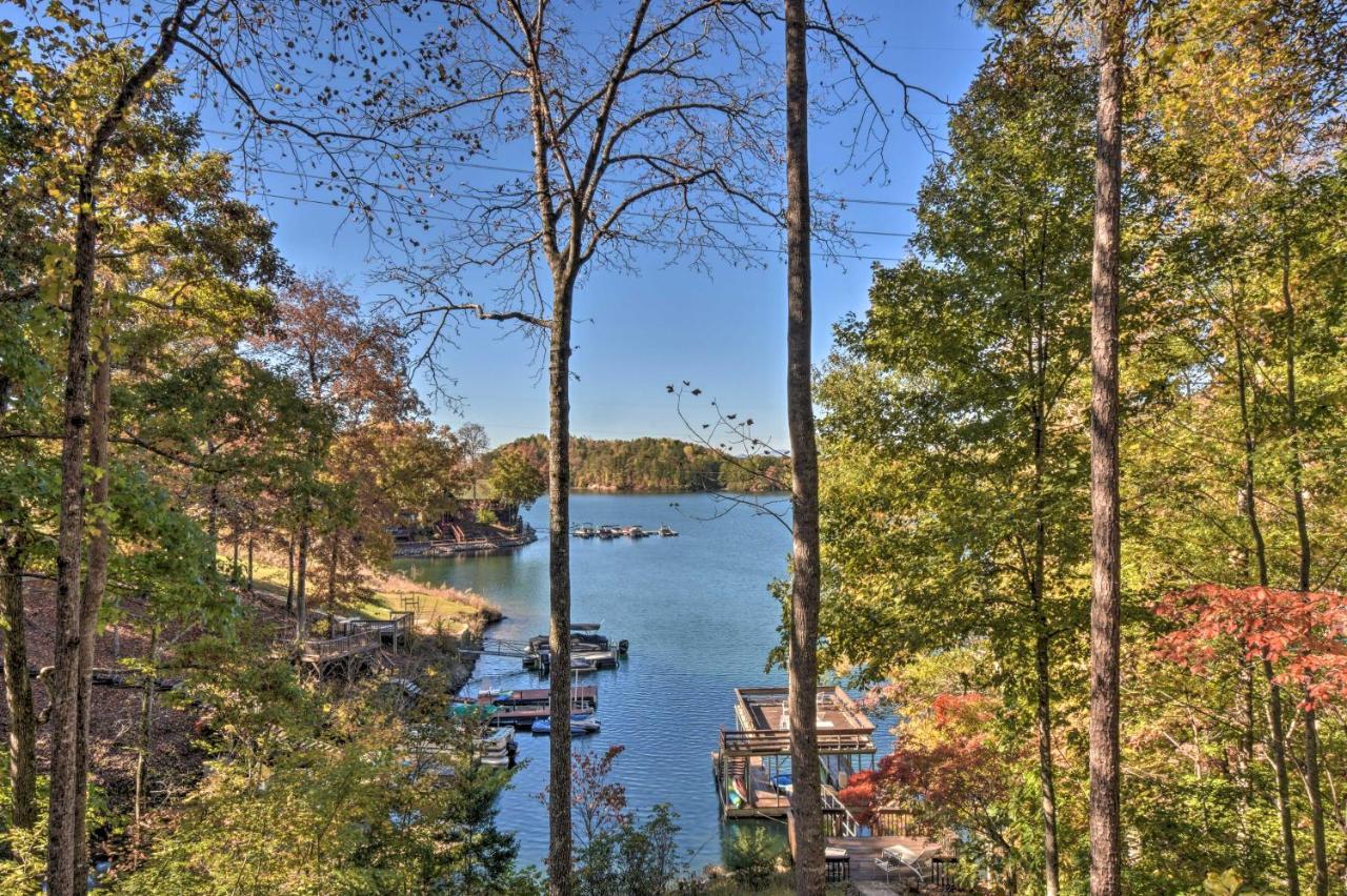 Lake Keowee Escape With Dock, Deck And Lake Access! Six Mile Exterior photo