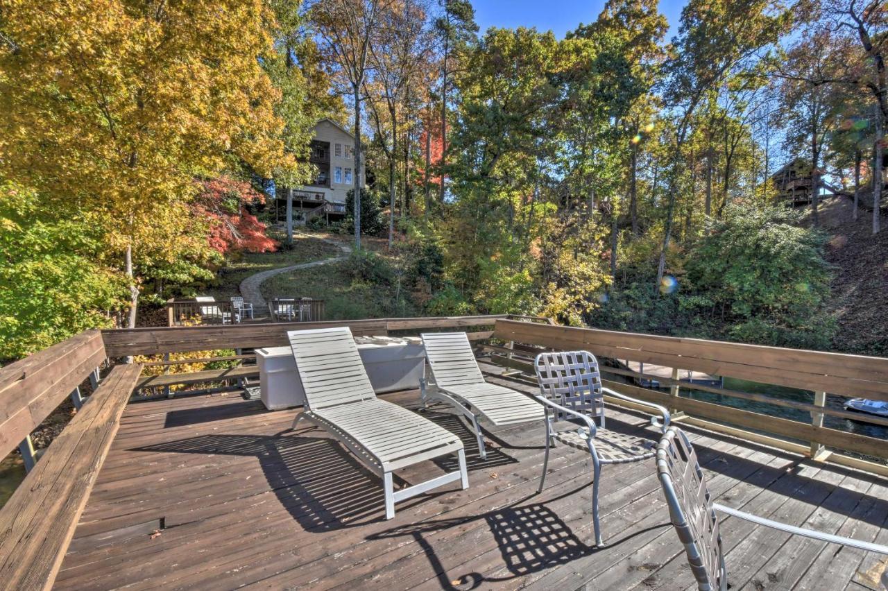 Lake Keowee Escape With Dock, Deck And Lake Access! Six Mile Exterior photo